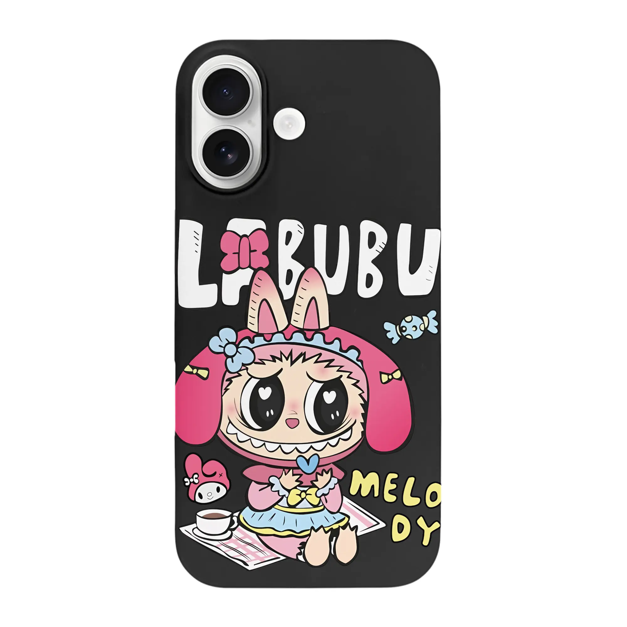 ラブブ グッズ モココ - iPhone 17 シリーズ シリコンケース 薄型 耐衝撃 指紋防止 ソフトタッチカバー 精密フィット 傷防止 保護ケース iPhone 17/17 Air/17 Pro/17 Pro Max 対応